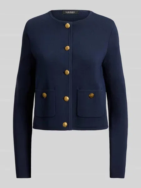Żakiet z mieszanki model ‘DATHAN’ Lauren Ralph Lauren granatowa
