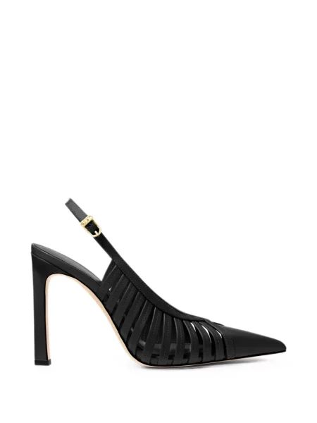 Pantofi cu toc Michael Kors slingback negru