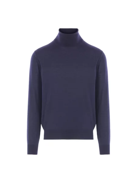 Golf Saint Laurent z kaszmiru niebieski