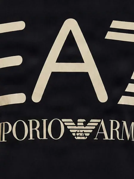 Pulover Ea7 Emporio Armani cu imagine negru