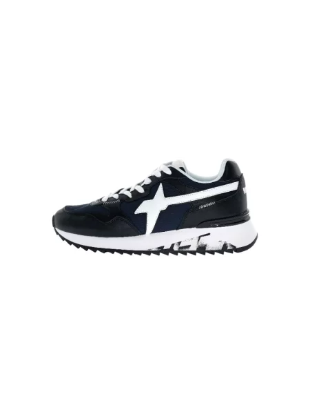 Sneakersy W6yz zamszowe niebieskie