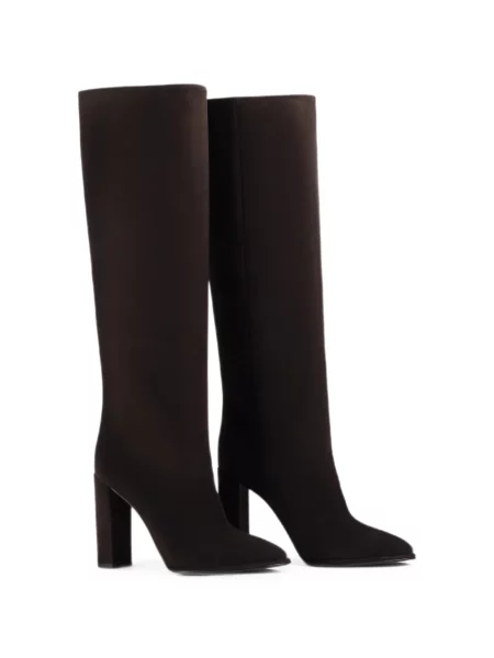 Botine Le Silla din piele de căprioară maro