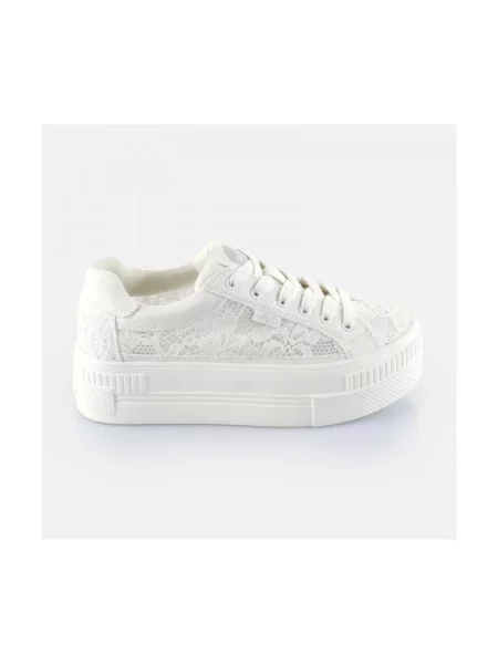 Buffalo Sneakers Paired Bloom alb