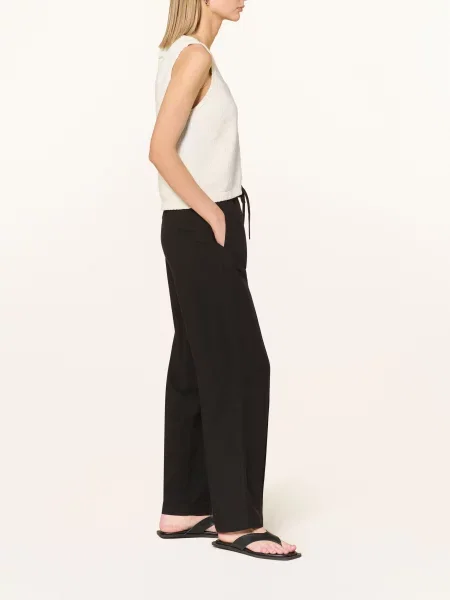 Opus Pants Spodnie Marlene Malotta schwarz czarne