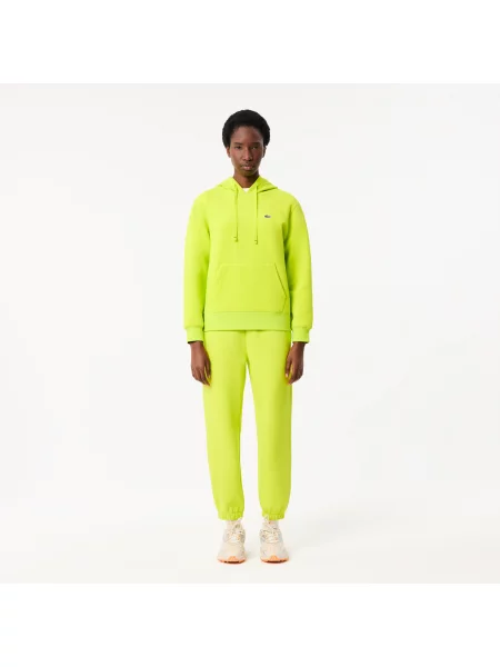 Lacoste Spodnie Dresowe Z Mieszanki Bawełny żółte