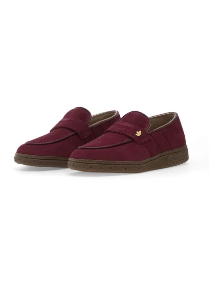 Loafersy Adidas zamszowe brązowe