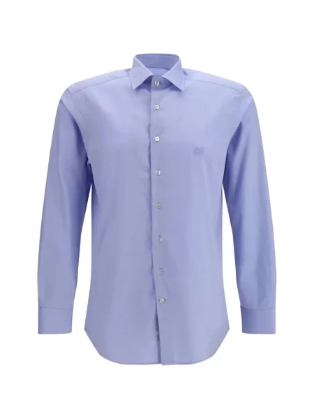 Cămașă Etro cu broderie albastru