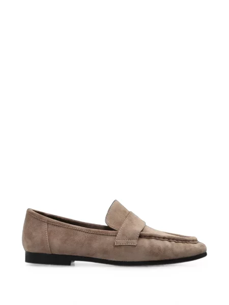 Pantofi loafer Black Suede Studio din piele de căprioară negru