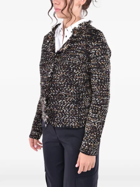 Bouclé cardigan Kangra negru