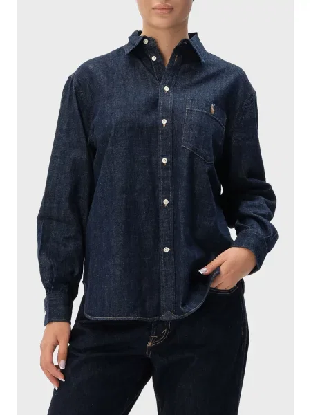 Рубашка Polo Ralph Lauren синяя