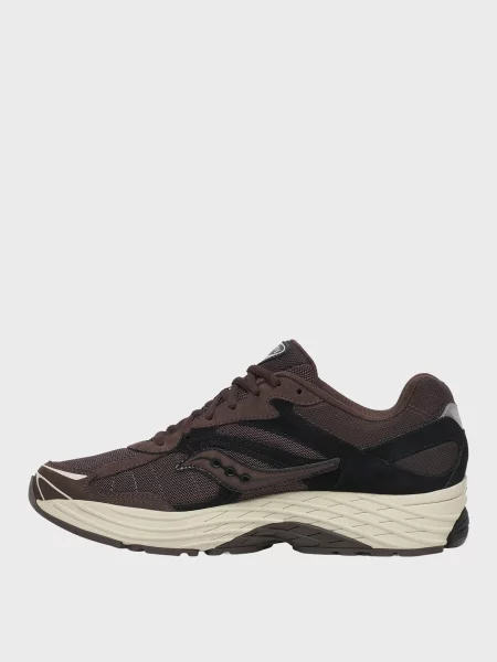 Замшевые кроссовки Saucony коричневые