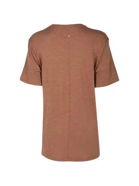 Tricou Rag & Bone cu decolteu rotund maro