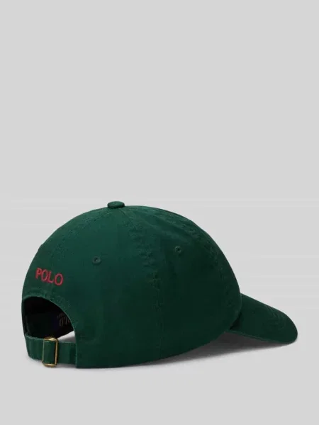 Polo Ralph Lauren czapka z daszkiem gładka zielony