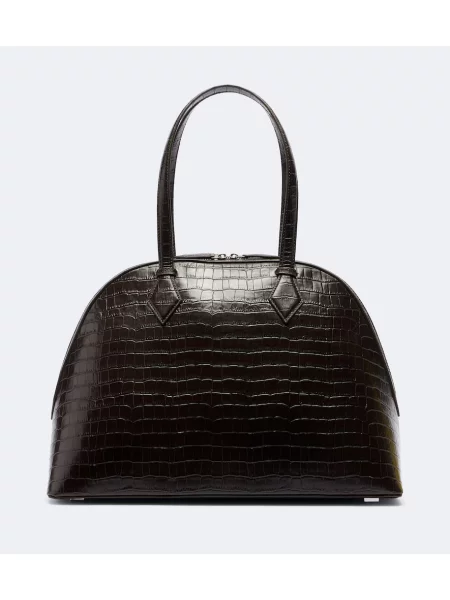 Kožená kabelka A.emery hnedá