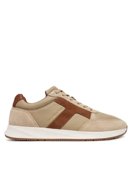 Tommy Hilfiger Sneakers Elevated Hilfiger Mix Runner bej