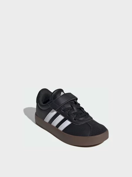 Шкіряні Дитячі Кеди низькі adidas чорний