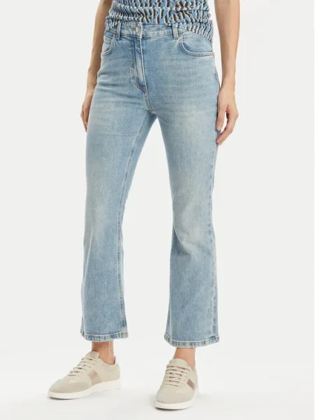 Marella Blugi Fcrop Flare Fit albastru