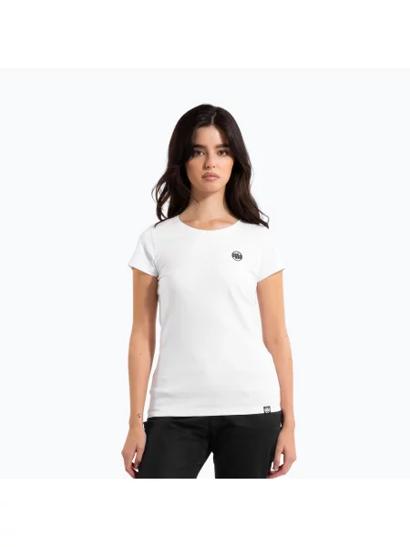 Дамска тениска Pitbull West Coast Small Logo white бяло