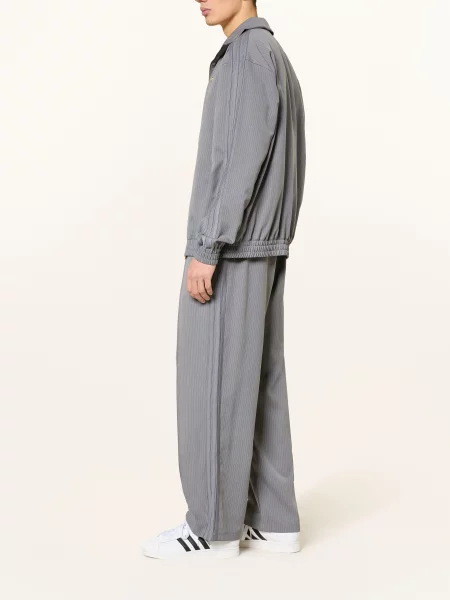 Adidas Originals Kalhoty Firebird Ve Stylu Joggingových Kalhot tmavě šedá