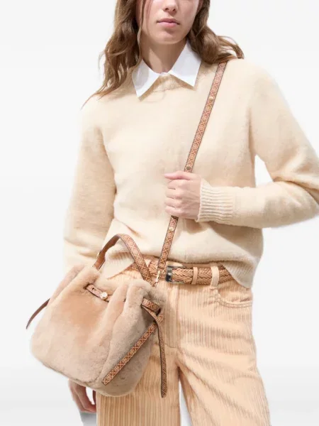 Чанта Tory Burch от овча кожа