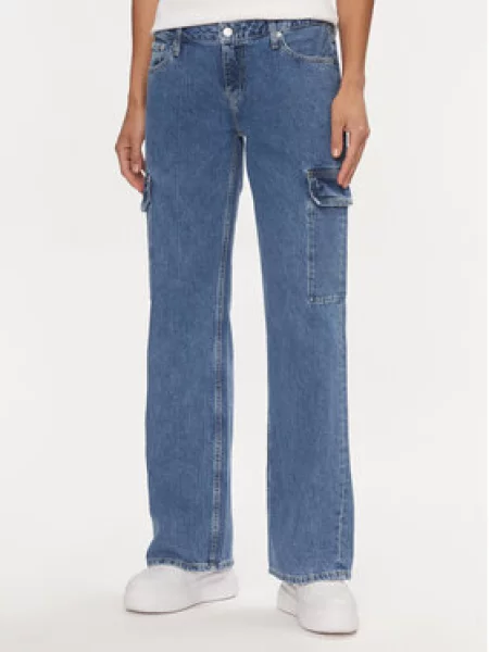 Calvin Klein Jeans Jeansy Baggy Fit modrá
