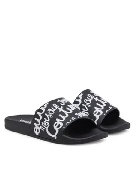 Pantofle Versace Jeans Couture černé