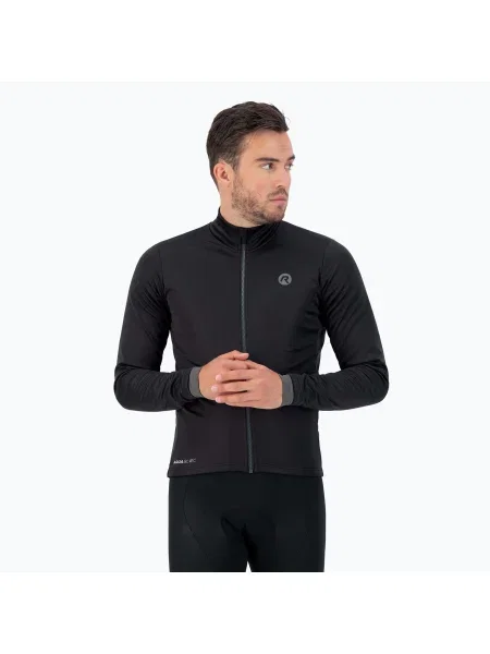Férfi kerékpáros dzseki Rogelli Essential Winter fekete. Méret: fekete