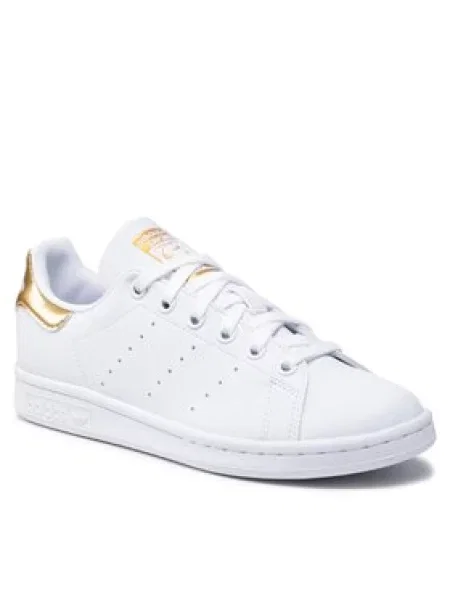 Boty adidas Originals Stan Smith na plochém bílá