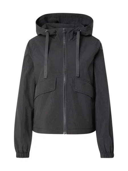 QS Geacă de primăvară-toamnă metalic gri