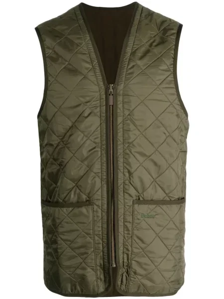 Matlasat vestă Barbour verde