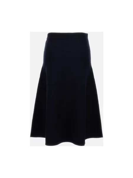 Spódnica midi Max Mara Studio niebieska