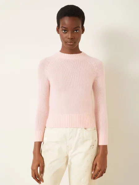 Acne Studios Kašmírový Svetr světle růžová