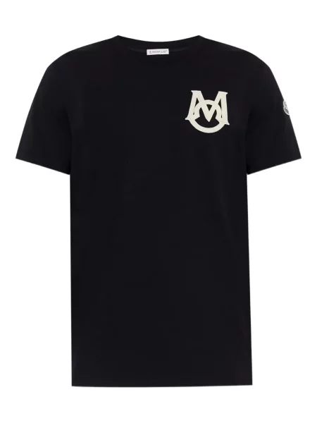 Tricou Moncler cu autograf albastru