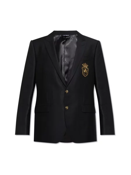 Marynarka Dolce And Gabbana wełniana czarna