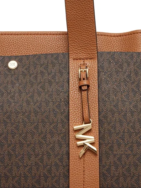 Portofel Michael Michael Kors cu volane plisat de lână negru