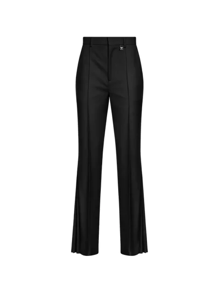 Pantaloni Giuseppe Di Morabito plisate evazate negru
