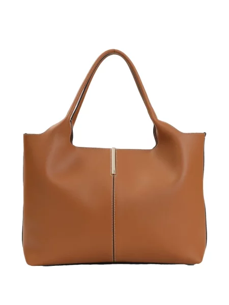 Geanta de piele Tod's din piele maro