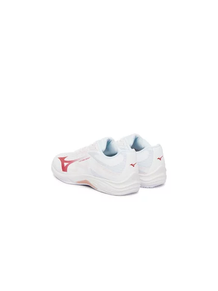 Volejbalové boty Mizuno Lightning Select white/rose elegance/lava falls bílé