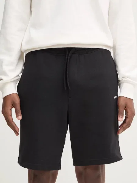 HUGO pantaloni scurti din negru