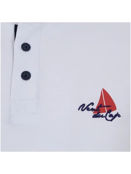 Polo majica Vent Du Cap bijela