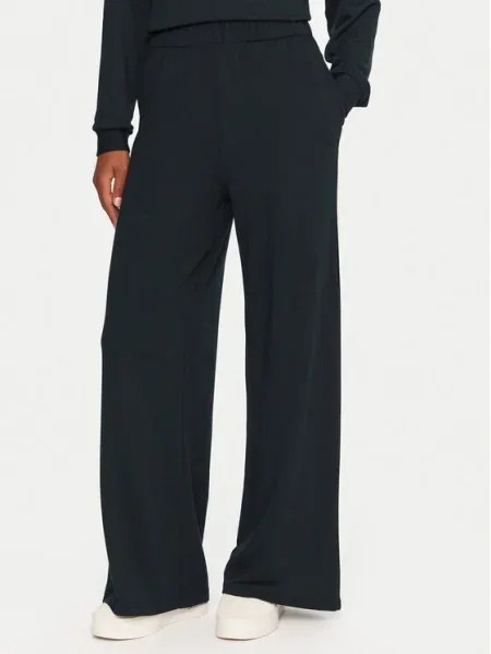 Roxy Pantaloni trening Surfing By Sunlight Wide Leg negru