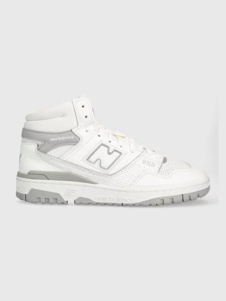 Кожени маратонки New Balance бяло