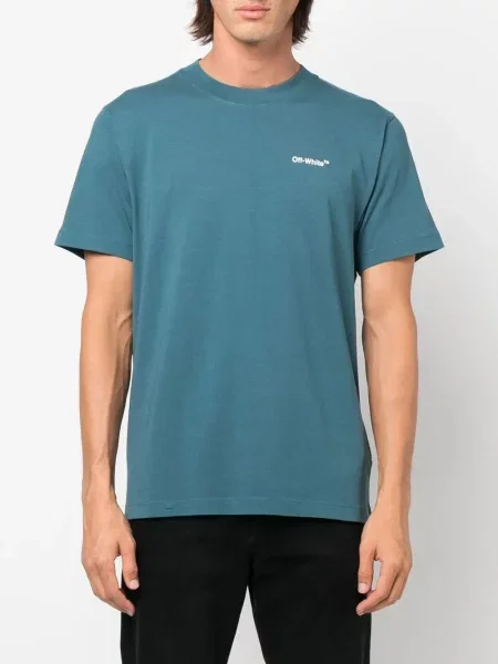 Μπλούζα Off-white με σχέδιο λευκό