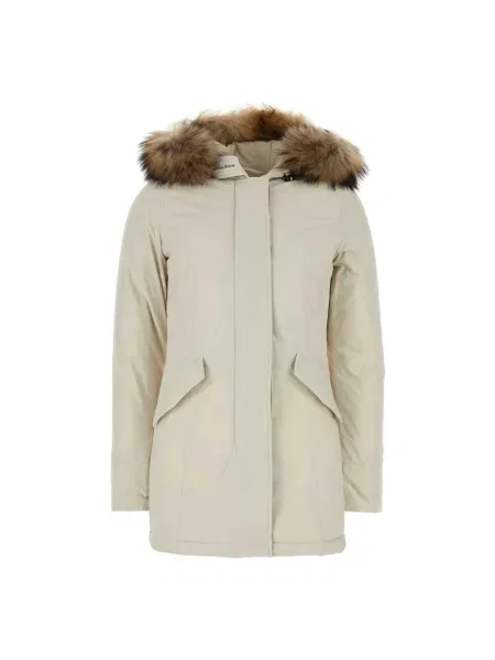 Parka Woolrich beżowa