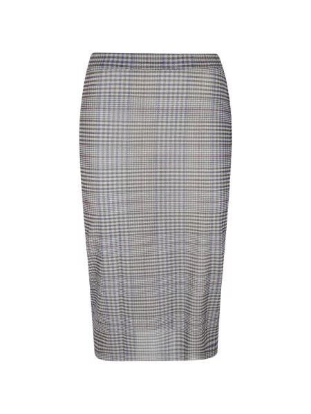 Przezroczysta spódnica midi The Frankie Shop z siateczką