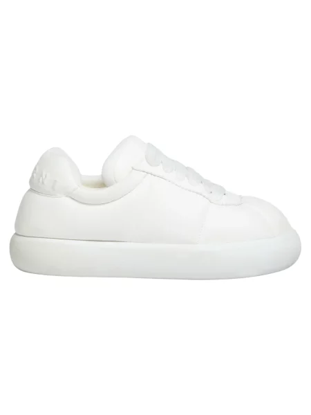 Sneakersy Marni skórzane białe
