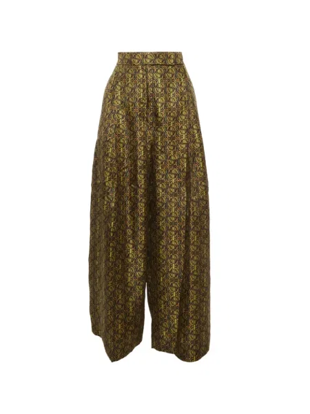 Levágott palazzo nadrág Max Mara zöld