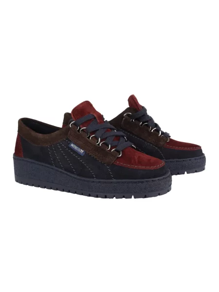 Sneakersy Mephisto zamszowe granatowe