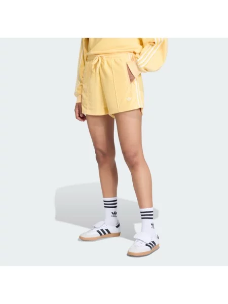 Adidas Спортни шорти Terry Towel Firebird жълт