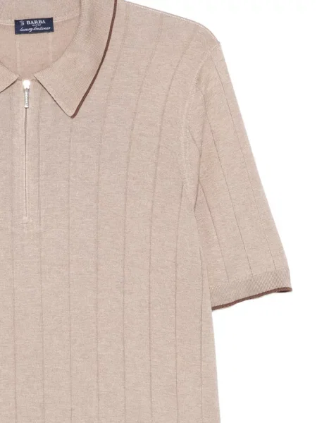Tricou polo Barba tricotate